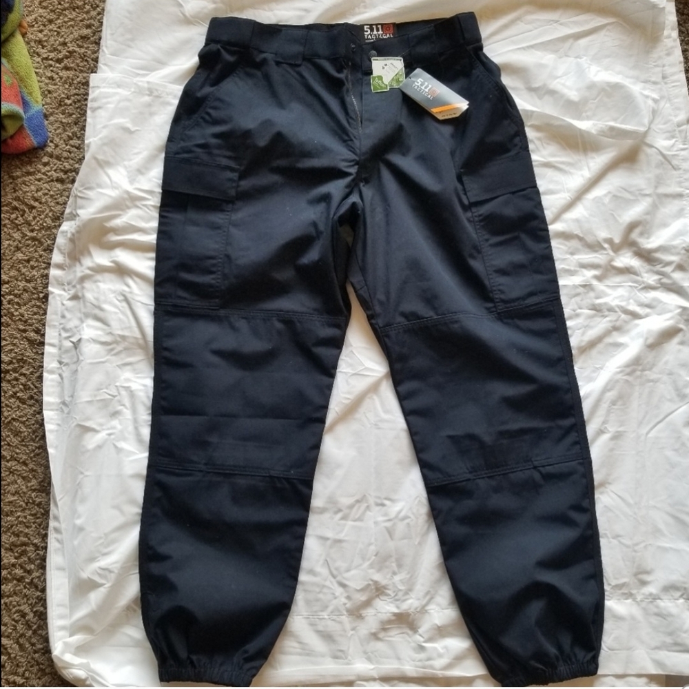 5.11 Tactical Taclite TDU Cargo Pants Navy Blue Waist XL NWT